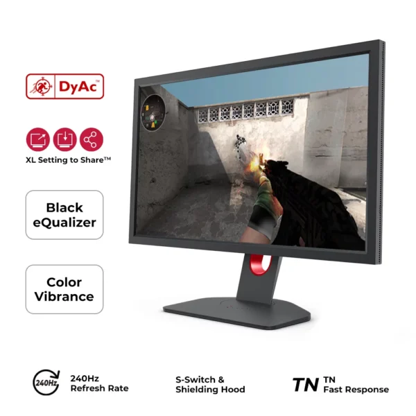 ZOWIE XL2746K 27-inch 240 Hz Gaming Monitor for Esports with DyAc⁺™Technology - Image 6